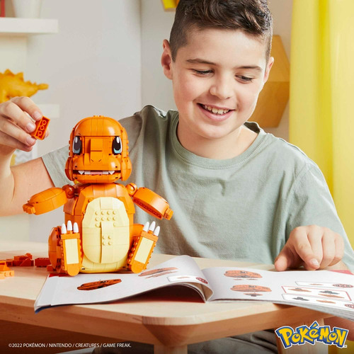 Mega Pokémon Juguete De Construcción Jumbo Charmander 750 Charmander