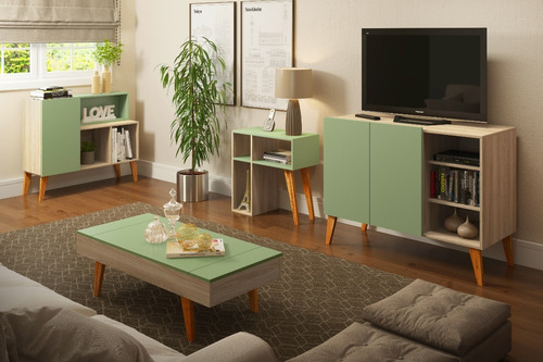 Mesa De Centro C/almacenamiento 1002 Leaves - Be Design