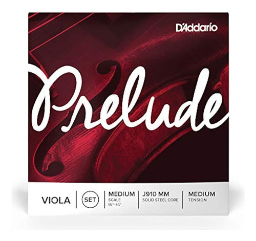 D Addario Preludio Viola Conjunto De Cadenas Mediana Escalad