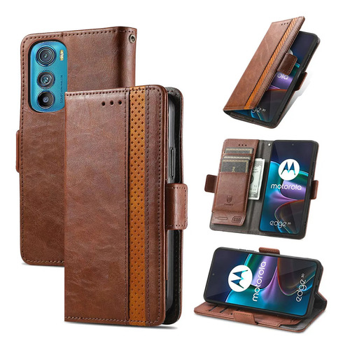 Funda Tipo Cartera Para Teléfono Motorola Edge 30 Pro Neo