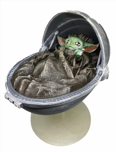 Figura Baby Yoda Tipo Funko Star Wars Impresión 3d 