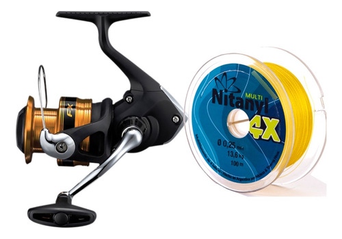 Reel Frontal Shimano Fx 3000 + Carga Multifilamento