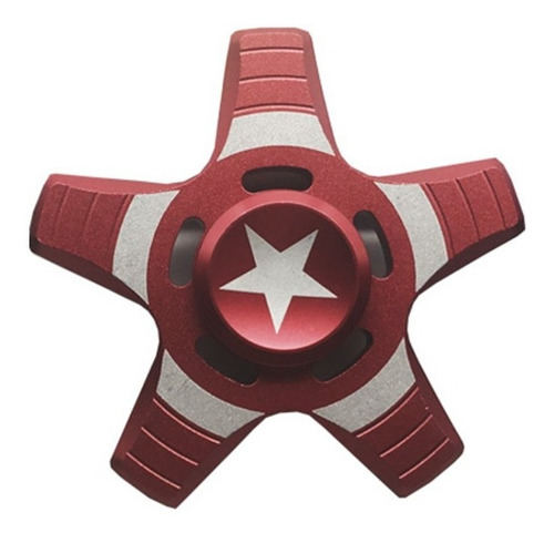 Genérico - Spinner Capitan America Rojo