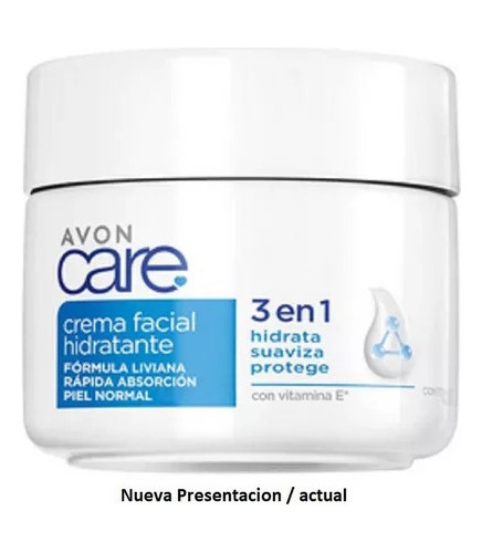 Crema Facial Hidratante 3 En 1 Avon Care | Formula No Grasa Momento de aplicación Día Tipo de piel Todo tipo de piel
