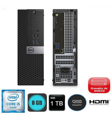 Cpu Monitor Dell Optiplex 3040 Core I5 6g 8gb 1tb - Promoção