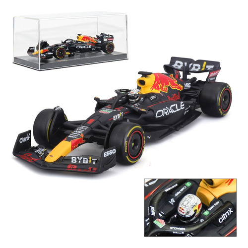 Bburago Redbull F1 Rb18 #1 Max Verstappen 1:43 Modelo De Coc