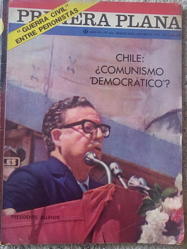 Revista Argentina Primera Plana Octubre 1970