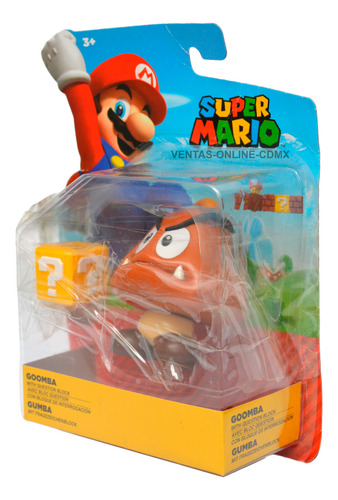 Figura Goomba Super Mario World Nintendo Jakks