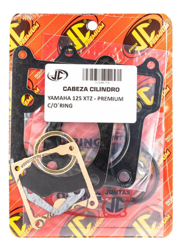 Junta Tapa Cilindro Yamaha Xtz 125 Premium Con Oring Jc