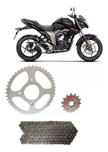 Kit De Transmision Suzuki Gixxer 150 45/15 Hada Pr Motos