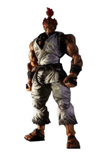 Akuma Gouki Street Fighter, Figura Articulada Con Accesorios