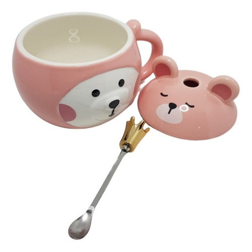 Mug Pocillo Taza Cerámica Oso Kawaii Cosplay Tierno