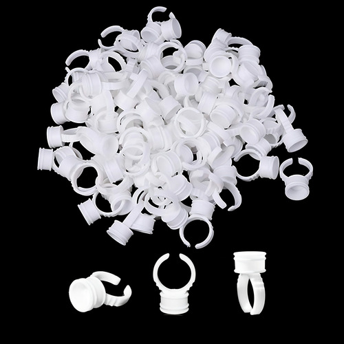 400pcs Anillos De Tatuaje Desechables Anillo Tazas De Pegame