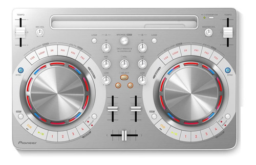 Controlador DJ Pioneer DDJ-WeGO3 blanco de 2 canales 100V/240V