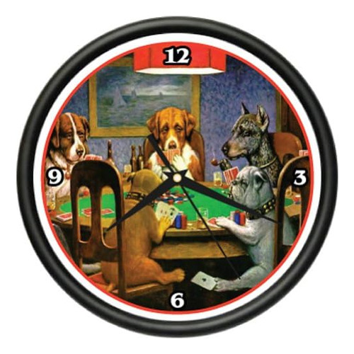 Reloj De Pared De Póquer, Diseño De Perro, Diseño De Beagle