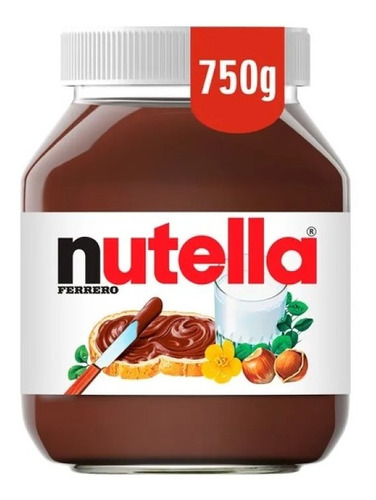 Crema Nutella De Avellanas Canada La Original De 750 G