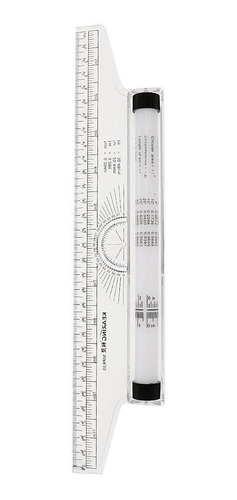 Regla Paralela Rodante De Dibujo Multiusos De 30 Cm