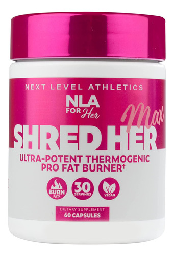 Shred Her Max (30 Porciones) - Termognico Para Mujeres - Con