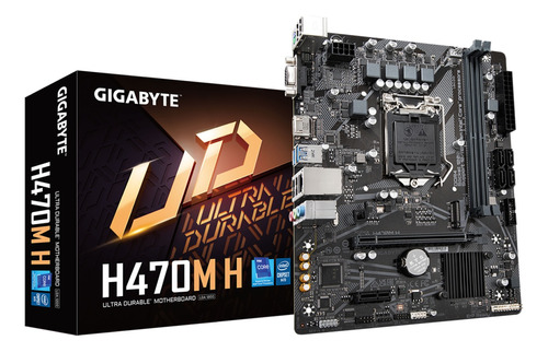 Motherboard Gigabyte H470m H Intel Lga1200 10ma 11va Gen M.2