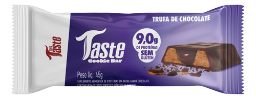 Barra De Proteinas Cookie Bar Mrs Taste Trufa Chocolate 45g