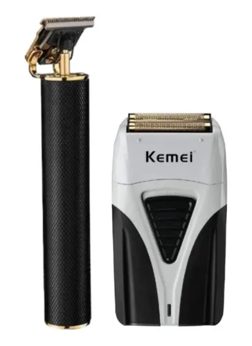 Combo Kemei 1971 Shaver Patillera Profesional Env o gratis