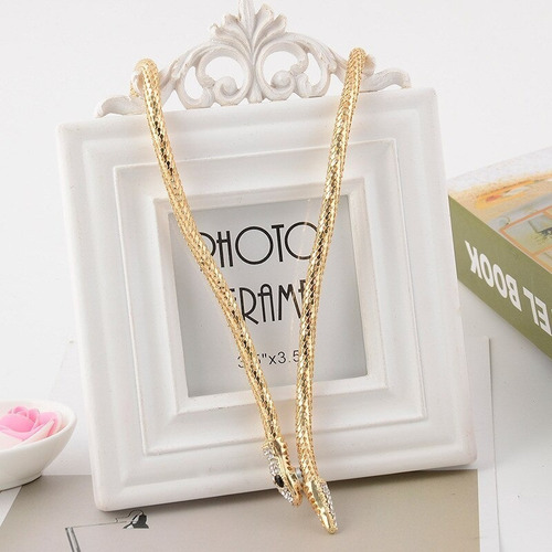 Collar Pulsera Cinturón De Serpiente Mujer