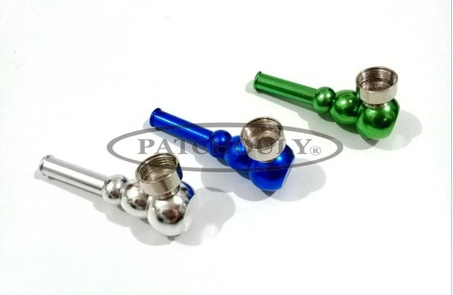 Imagen 8 de 8 de Pipa De Metal Con Filtro 7 Cm. Colores