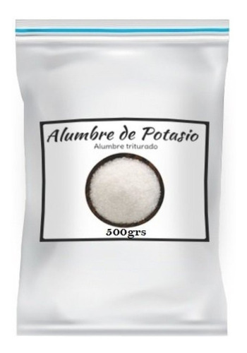 Alumbre De Potasio 100% Natural Uso Cosmetico 1kg Caba