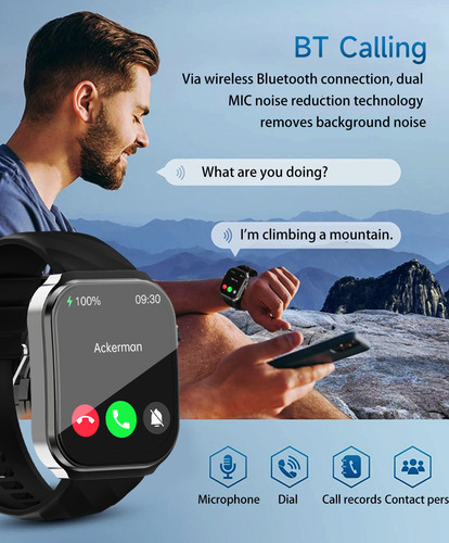 Reloj Inteligente Bluetooth Con Función De Recordatorio De M