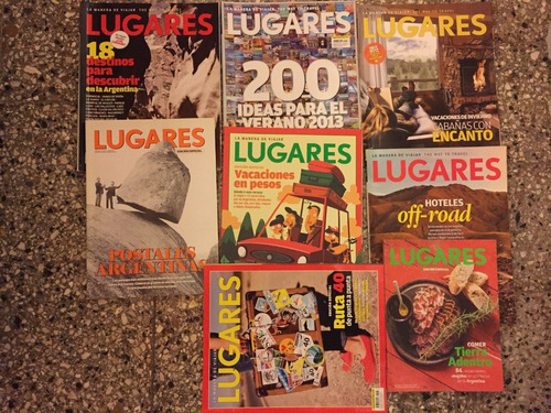 Postales Argentinas | Revista Lugares | Pack Por 8 Unidades