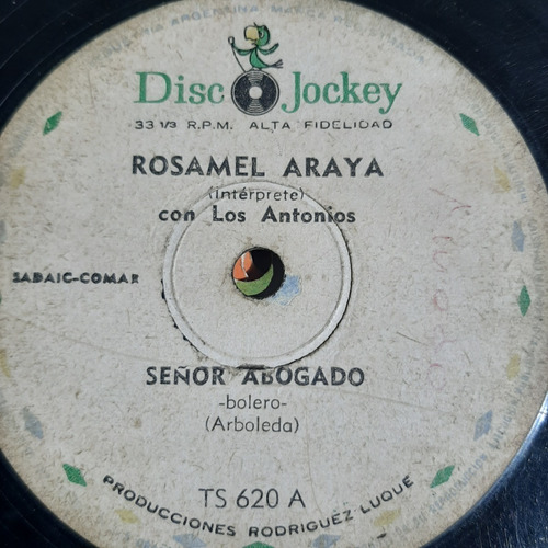 Simple Rosamel Araya Disc Jockey Yyw C17 