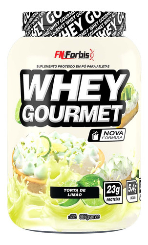 Whey Protein Gourmet 900g - Fn Forbis - Proteina Sabor Torta de Limão