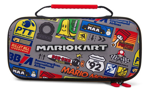 Estuche Para Switch Switch Oled Switch Lite Power A Macrotec Color Mario Kart