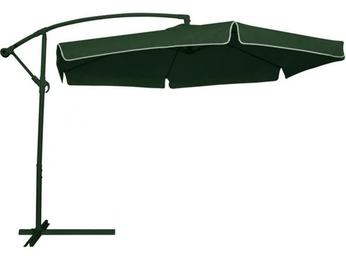 Ombrellone Suspenso Regulável 2.5m Verde Belfix