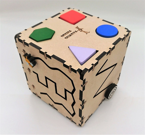 Imagem 4 de 7 de Cubo Sensorial Estilo Montessoriano: