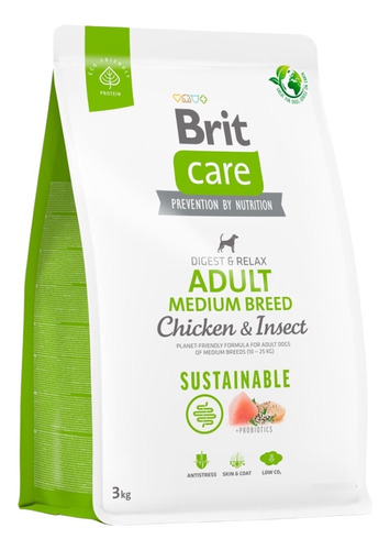 Brit Care® Adulto Medium Chicken & Insect Para Perros 3kg