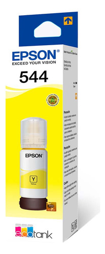 Botella De Tinta Epson T544 Original T544420 Amarillo