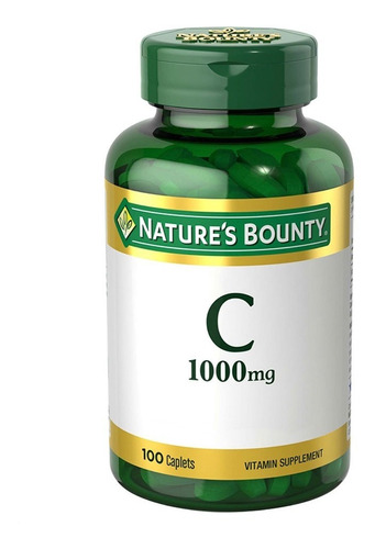Natures Bounty Vitamina C Suplemento Comprimidos 100u Local