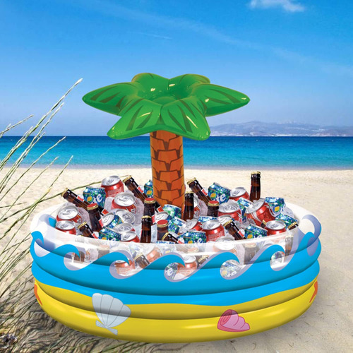 Conservador De Frío Inflable Con Diseño De Palmera