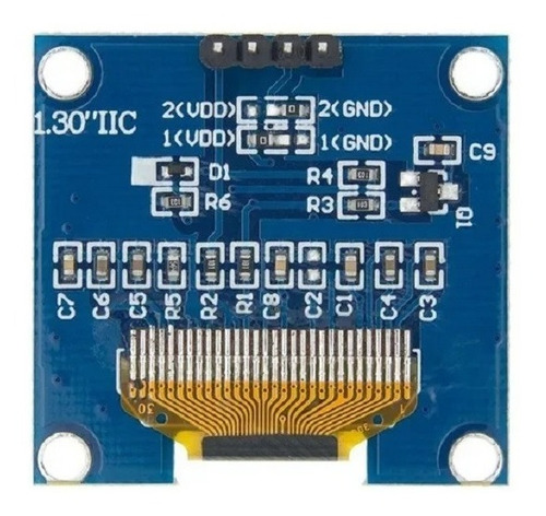 Display Lcd Oled Azul 128x64 I2c Pantalla 0.96 I2c Arduino