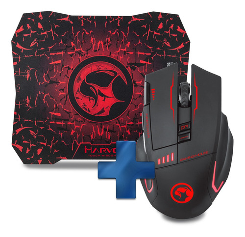 Marvo Gaming Mouse + Mousepad M355 + G1 - Otec