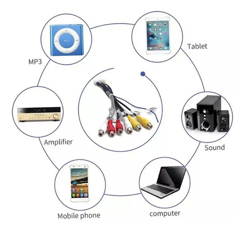 Arnés De Componentes Para Radio Android, Subwoofer, Amplific