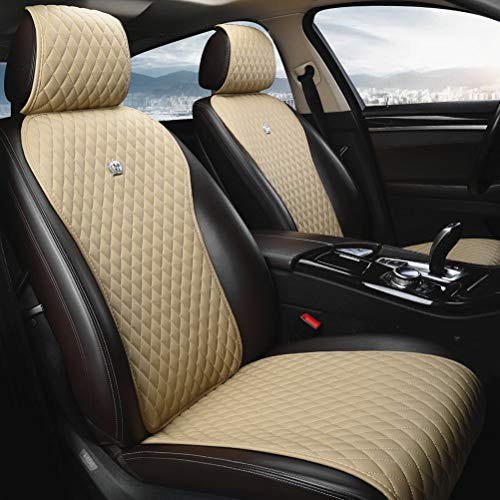 Red Rain Beige Universal Seat Covers Leather Car Seat Cushio