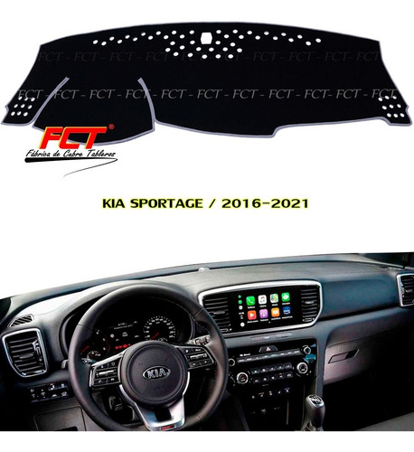 Cubre Tablero - Kia Sportage - 2016 2018 2019 2020 Fct®