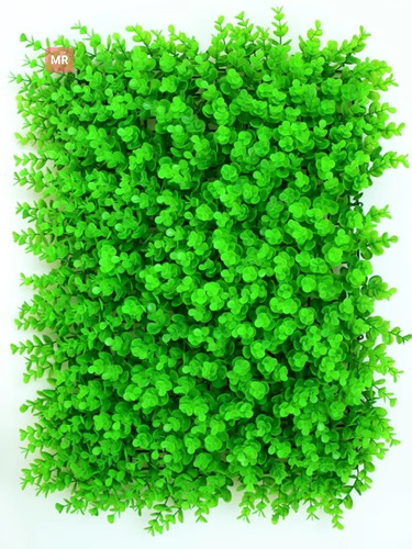 Muro Verde Artificial Sintético Verde Grueso Jardín Vertical