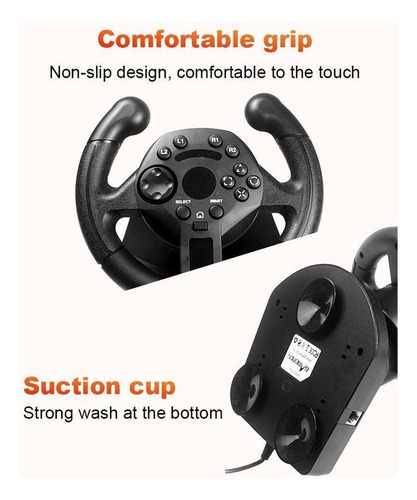Vibration Racing Steering Wheel And Brake Pedal Kit