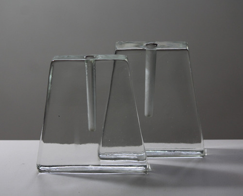Floreros Solifleur. Walther Glass - Germany - Dos Unidades