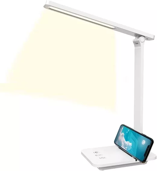 Lámpara De Escritorio Led 3 Modos Táctil Recargable Plegable