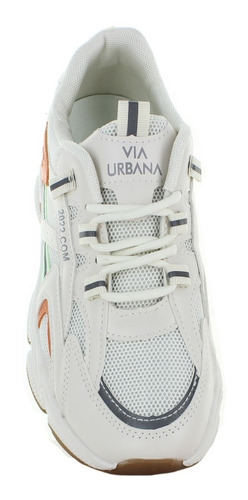 Via Urbana Tenis Aesthetic Blanco Salmon Mujer 81457 | Envío gratis