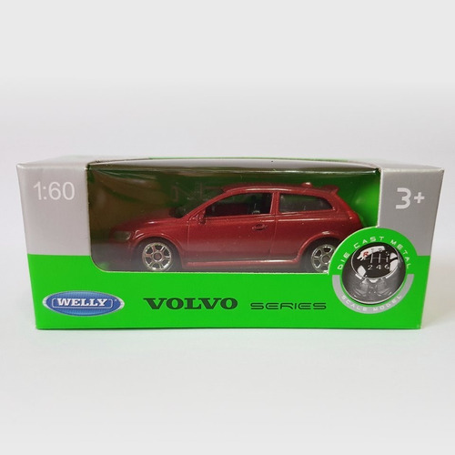 Miniatura Volvo C30 T5 Rojo 2007 1/60 Welly Color Rojo